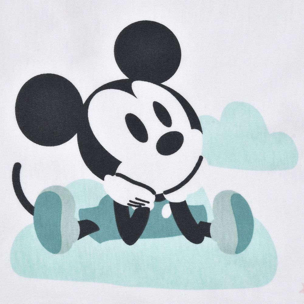 公式 ショップディズニー ミッキー ミニー ブランケット マイルストーン Rainbow With Clouds Disney Baby