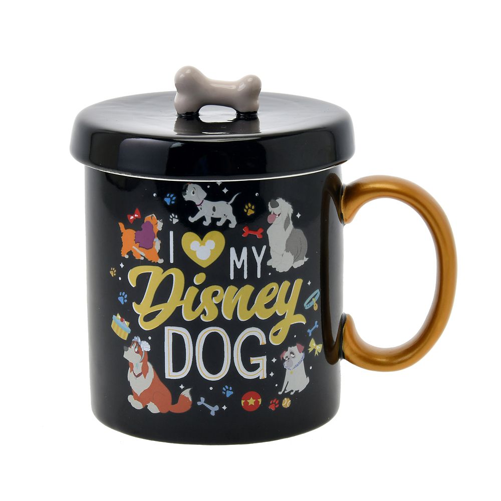 公式 ショップディズニー ディズニーキャラクター マグカップ ふた付き Dog Day 22