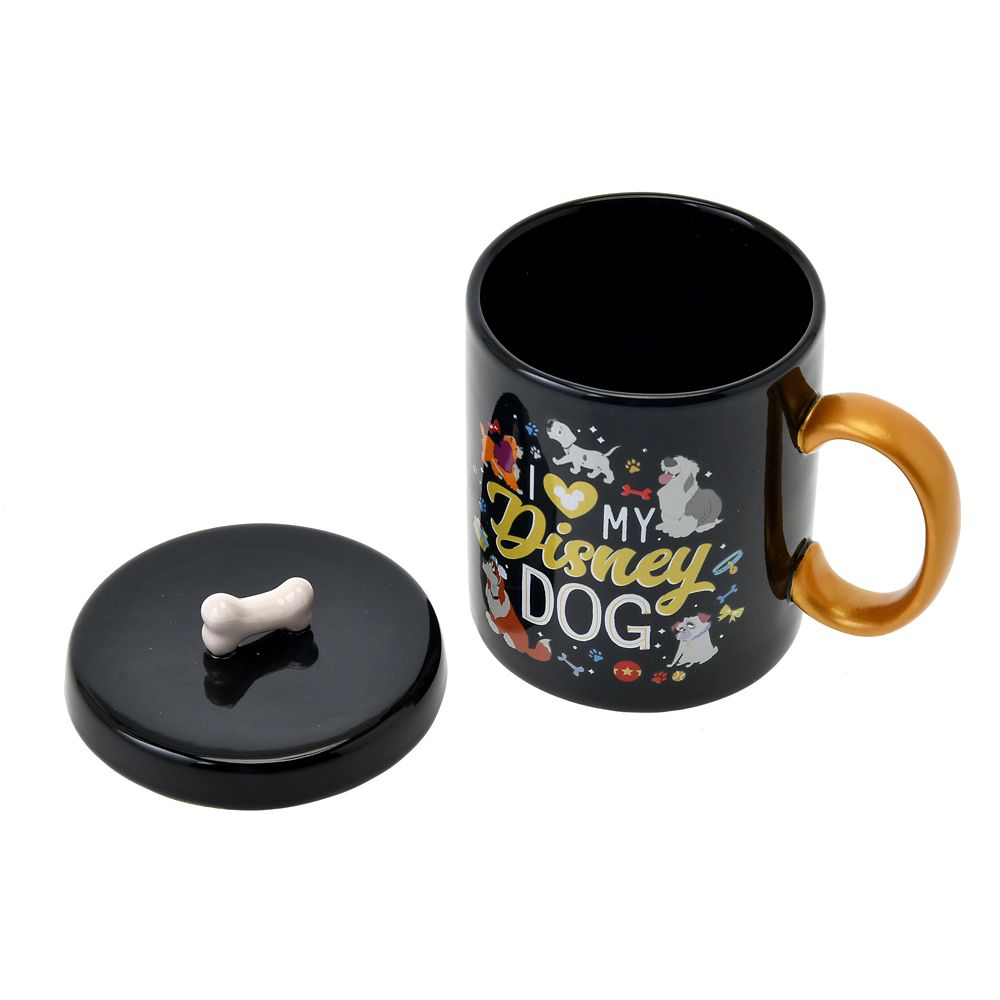 公式 ショップディズニー ディズニーキャラクター マグカップ ふた付き Dog Day 22