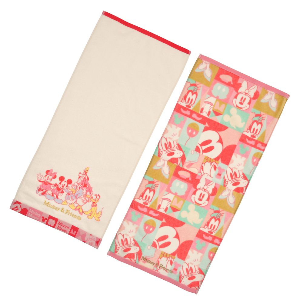 公式 ショップディズニー ミッキー フレンズ フェイスタオル セット Mickey Friends