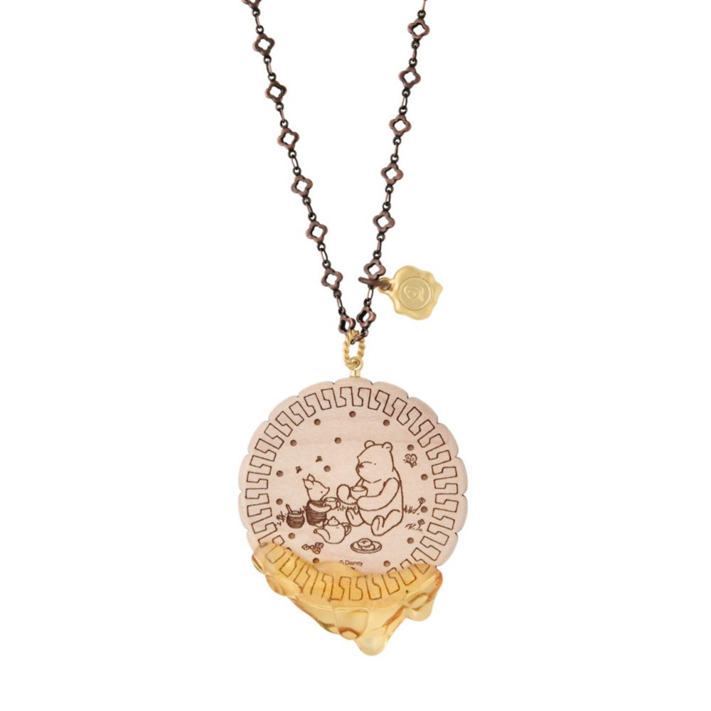 【キューポット】プーさん/ネックレス　メルティングハニービスケット