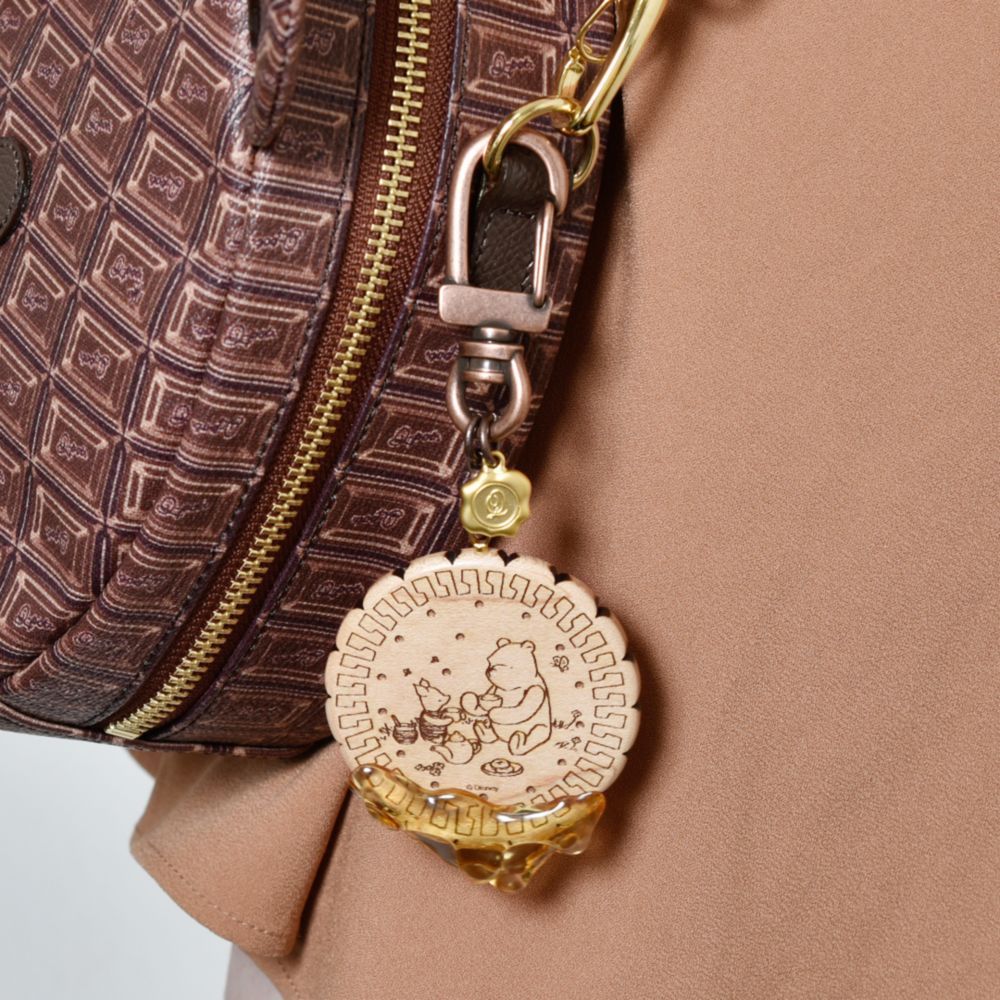 【キューポット】プーさん/キーホルダー　メルティングハニービスケット