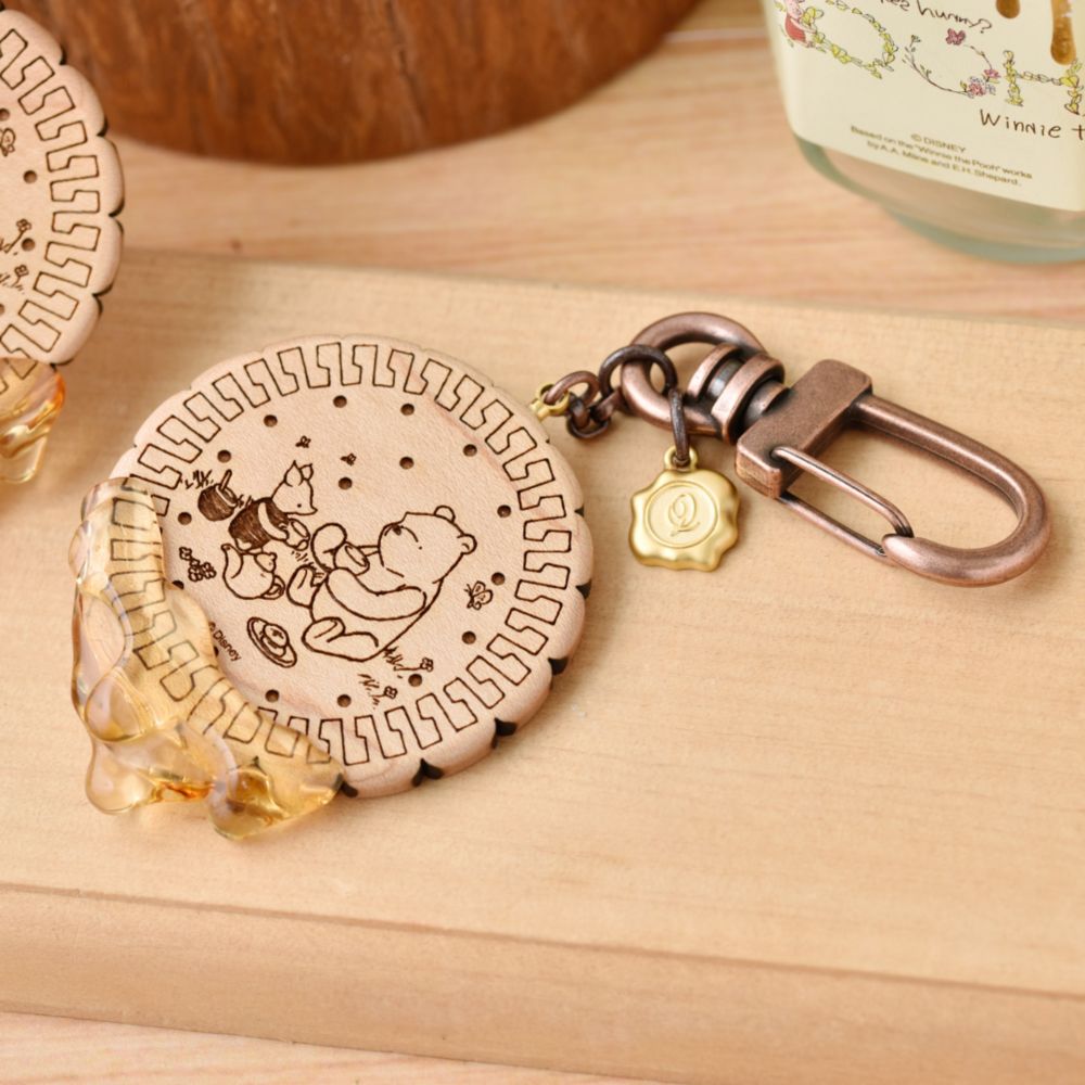 【キューポット】プーさん/キーホルダー　メルティングハニービスケット