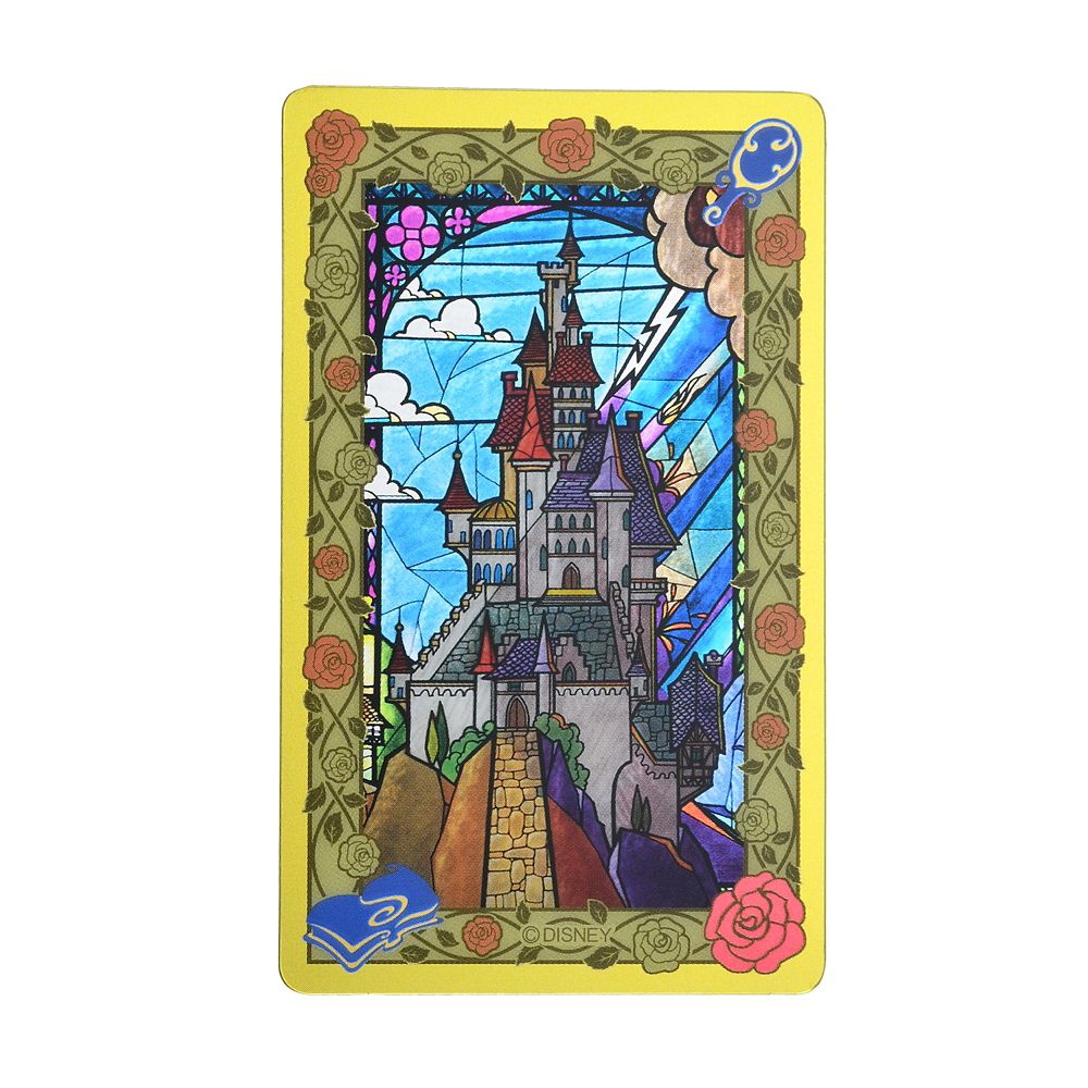 公式 ショップディズニー 美女と野獣 シール ステッカー カード型 4