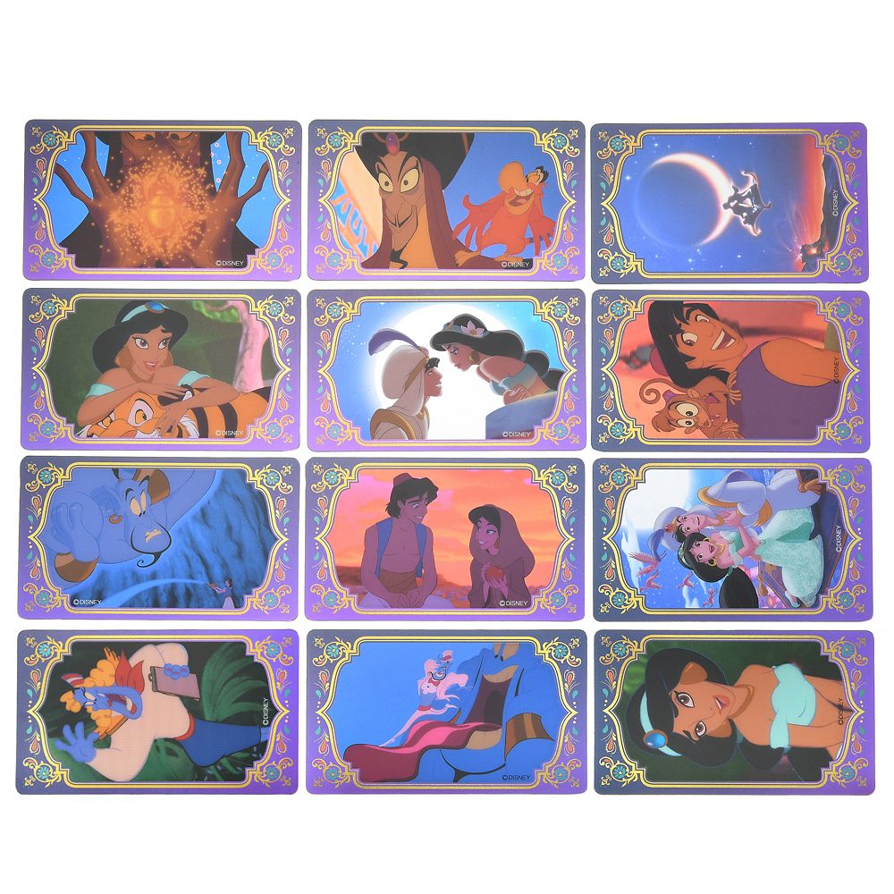公式 ショップディズニー アラジン シール ステッカー カード型 Ala 5
