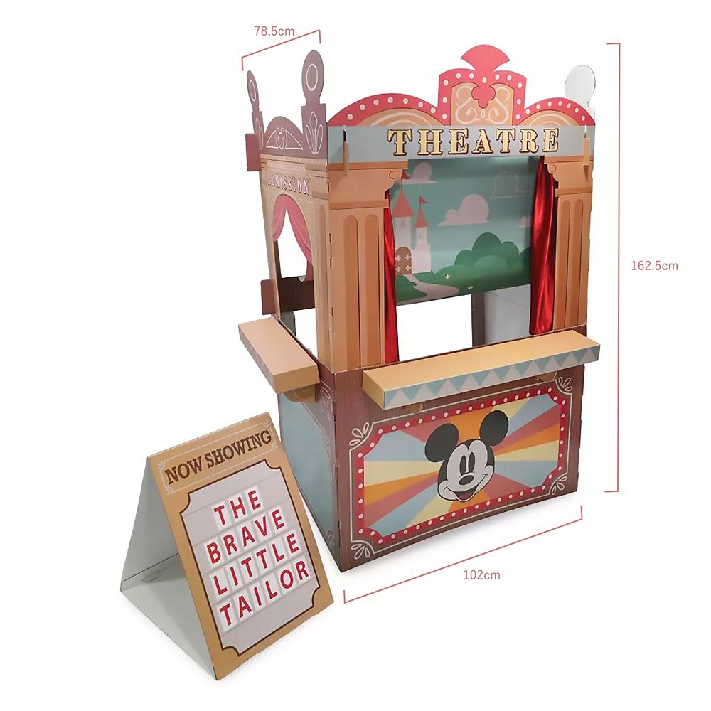 公式 ショップディズニー ミッキー チップ デール おもちゃ フィンガーパペットシアター プレイセット