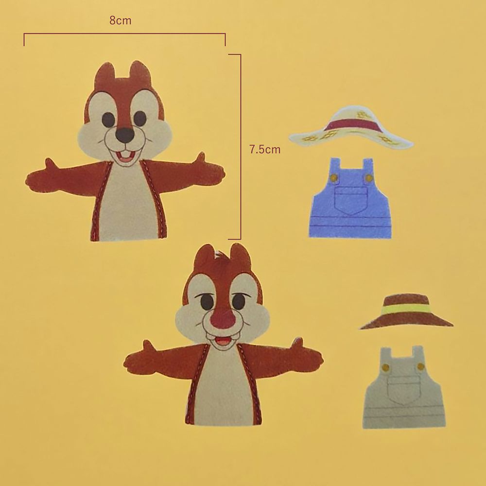 公式 ショップディズニー ミッキー チップ デール おもちゃ フィンガーパペットシアター プレイセット