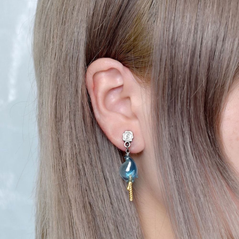 【キューポット】オルト・シュラウド/イヤリング　キャンディー