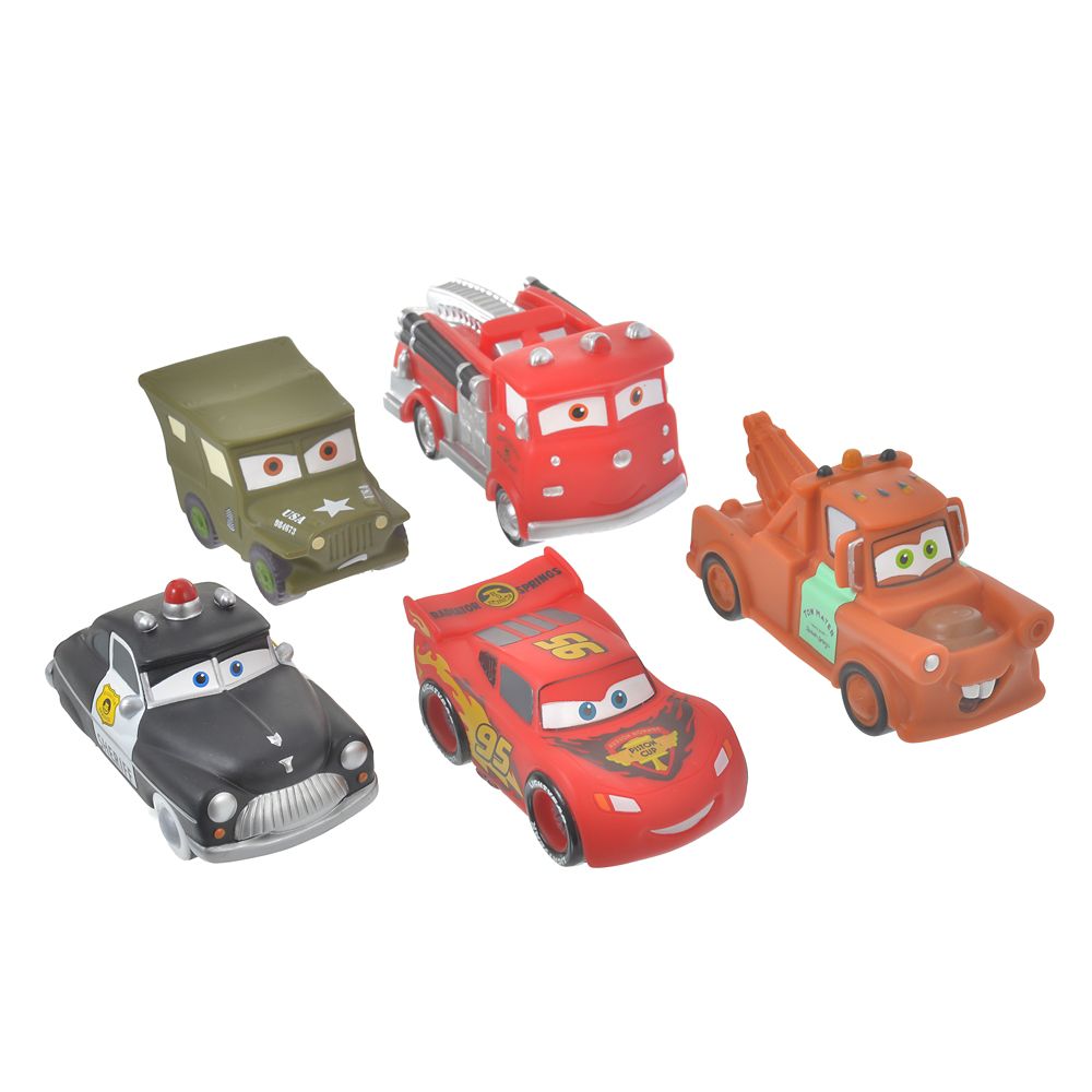 公式 ショップディズニー カーズ おもちゃ フィギュアセット お風呂