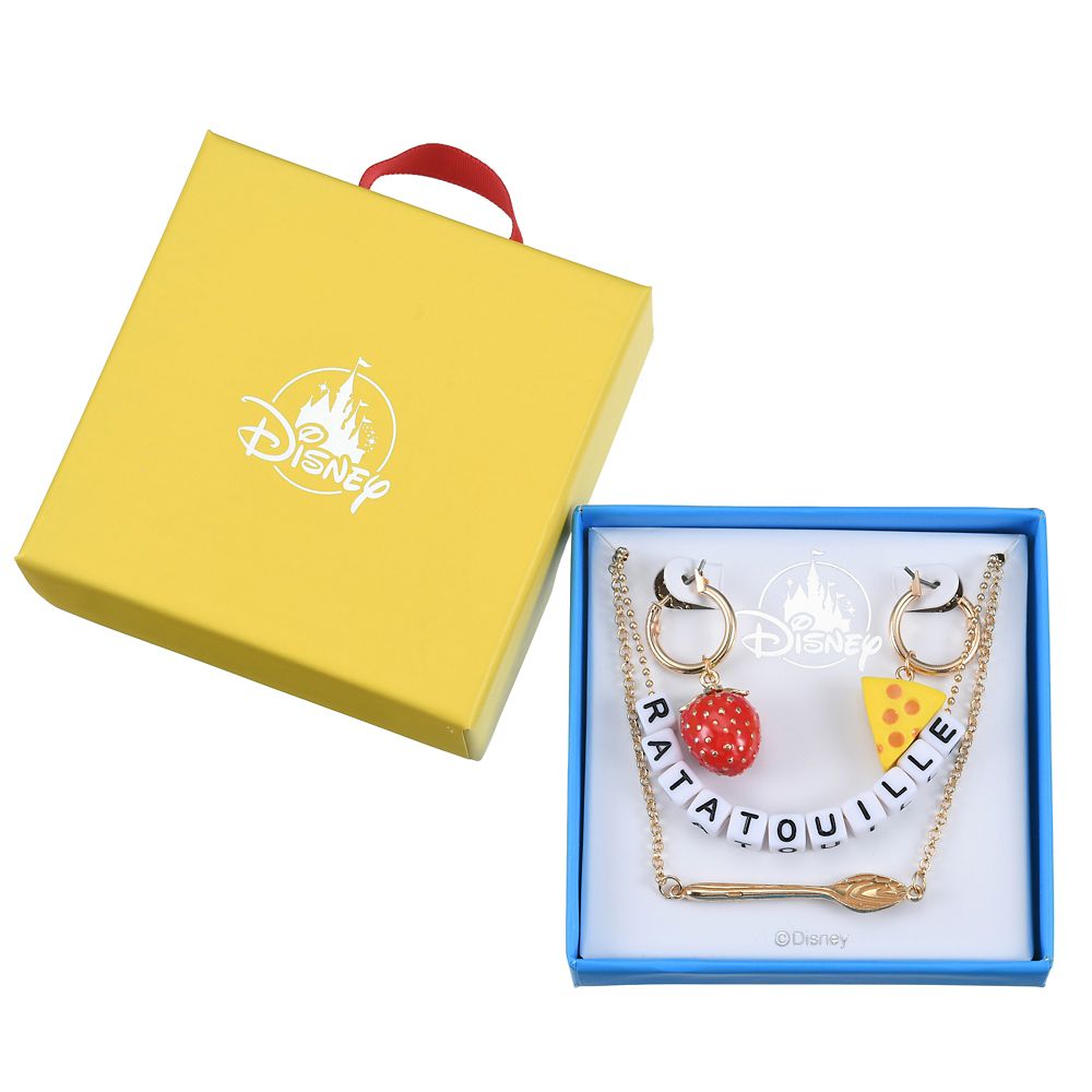 公式 ショップディズニー レミーのおいしいレストラン ネックレス ピアス レイヤード風 ボックス入り