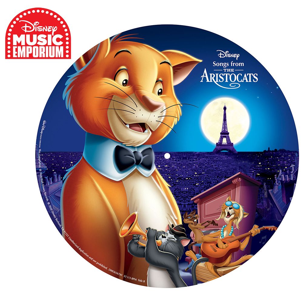 公式 ショップディズニー おしゃれキャット アナログレコード Lp ピクチャーディスク仕様