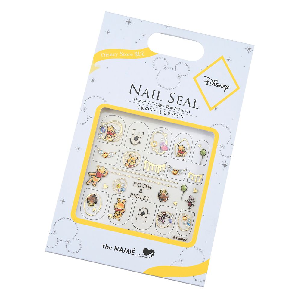 The Namie Nail Art Collection プーさん ピグレットネイルシールハニーゴールド Djsshopping