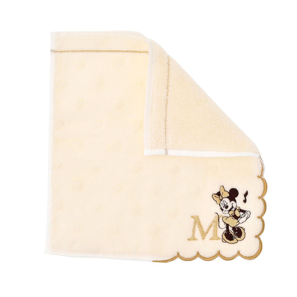 公式 ショップディズニー ミニー ミニタオル M アルファベット