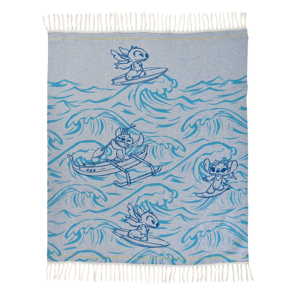 公式 ショップディズニー スティッチ エンジェル ブランケット 大判 Stitch Summer