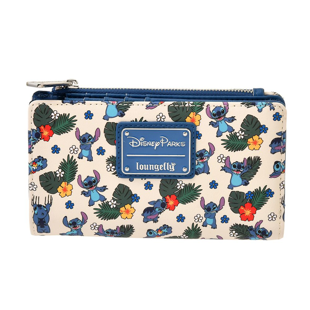 公式】ショップディズニー | 【Loungefly】スティッチ 財布・ウォレット ハイビスカス