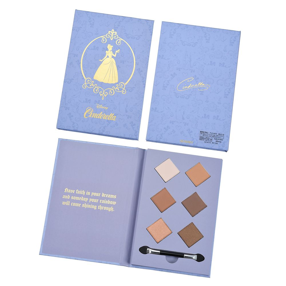 公式 ショップディズニー シンデレラ アイシャドウ パレット ブック型