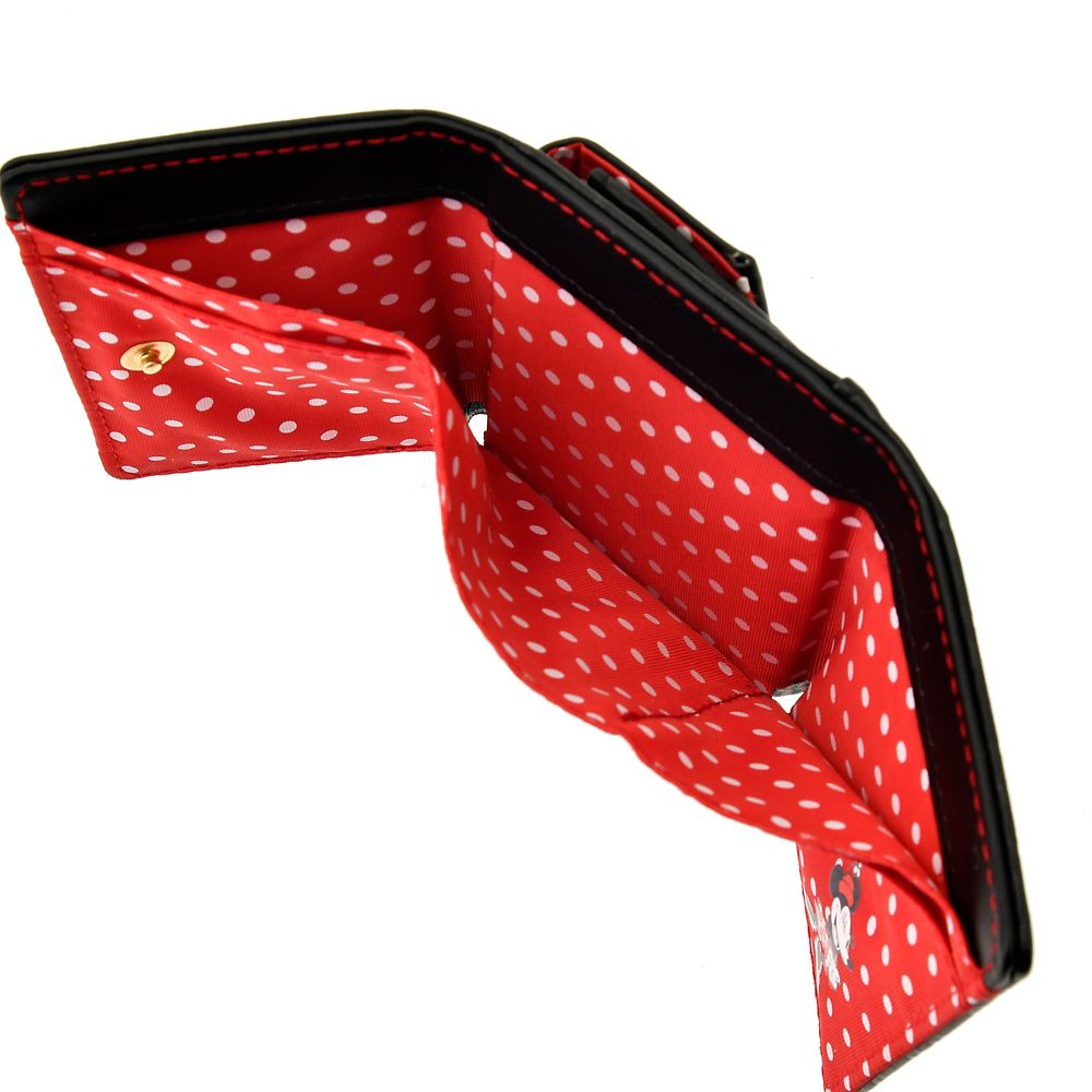 公式 ショップディズニー ミニー 財布 ウォレット メタルリボン