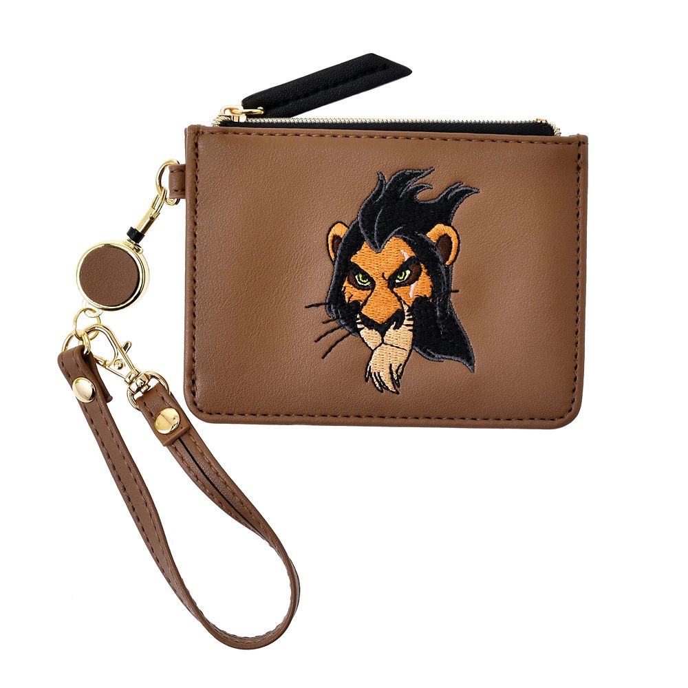 公式 ショップディズニー スカー 定期入れ パスケース フェイス 刺しゅう ライオン キング