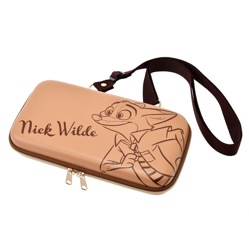 公式 ショップディズニー ニック ワイルド ポータブルゲーム機ケース ストラップ付き Games For Fun