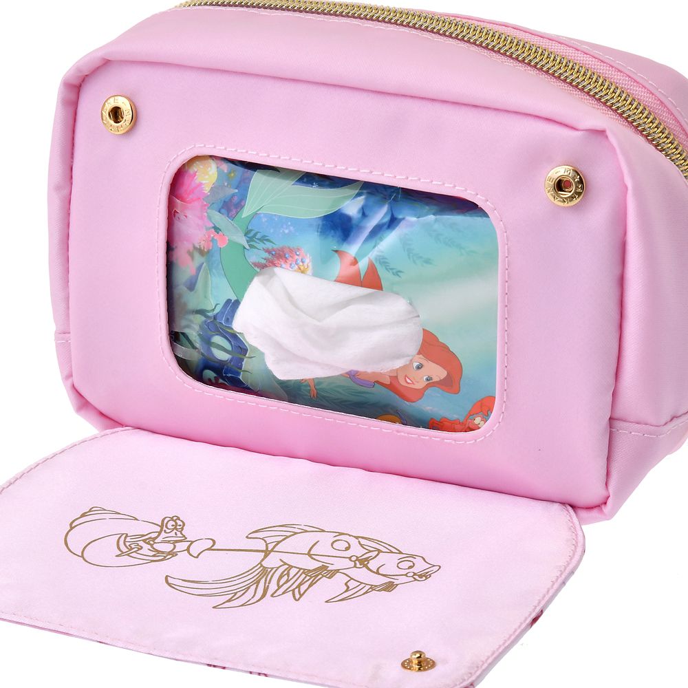 公式 ショップディズニー アリエル コスメポーチ ウェットティッシュケース Health Beauty Tool