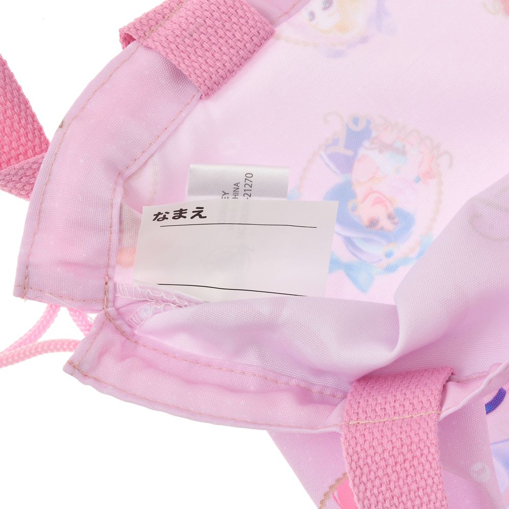 公式 ショップディズニー ディズニープリンセス 巾着 セット リボンフレーム Back To School