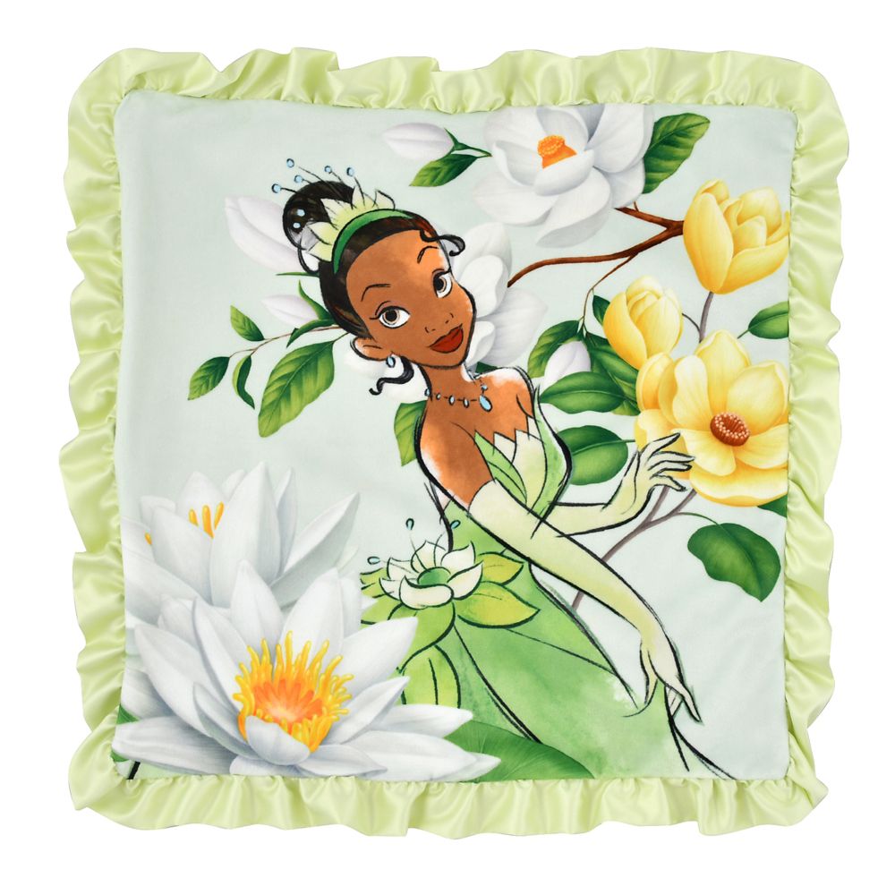 公式 ショップディズニー ティアナ クッションカバー Flower Princess