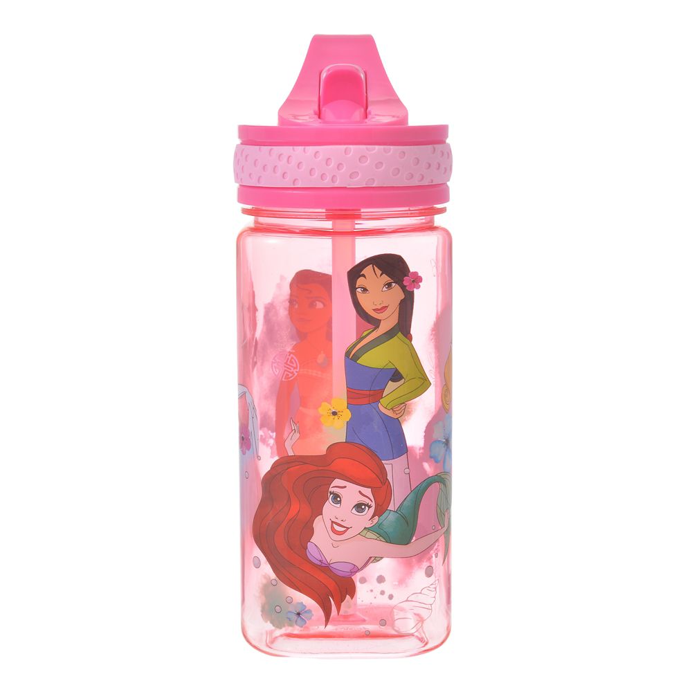 公式 ショップディズニー ディズニープリンセス 水筒 ウォーターボトル スクエア ピンク