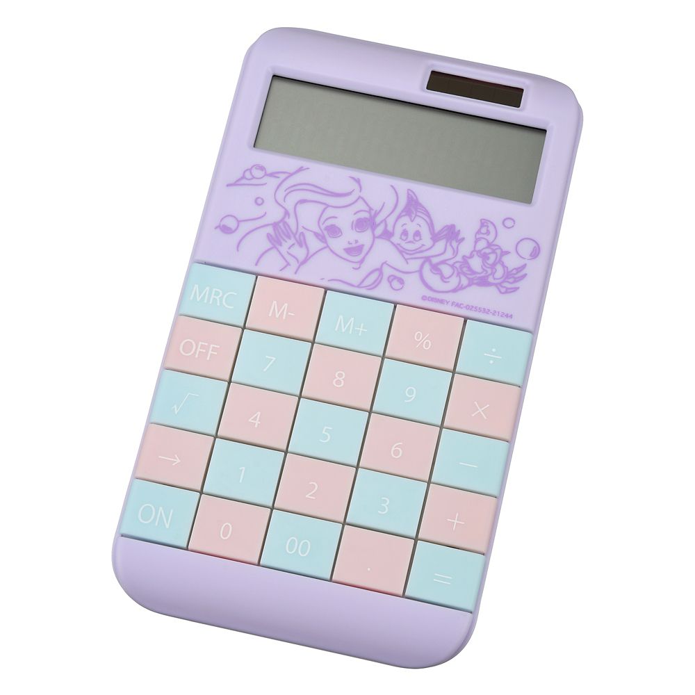 公式 ショップディズニー アリエル フランダー セバスチャン 電卓 スクエア New School Life
