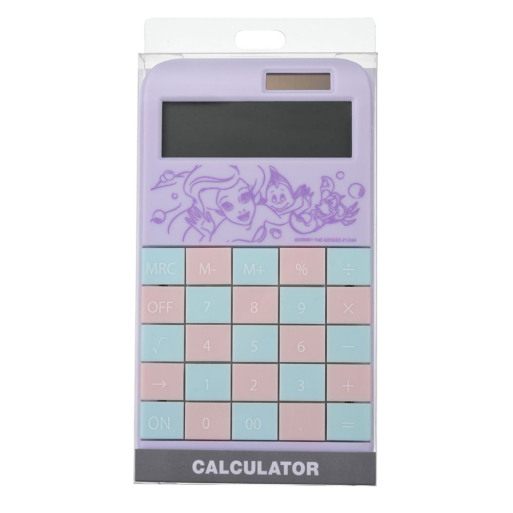 公式 ショップディズニー アリエル フランダー セバスチャン 電卓 スクエア New School Life