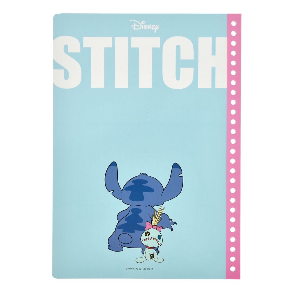 公式 ショップディズニー スティッチ スクランプ ノート B5 ルーズリーフ 26穴 New School Life