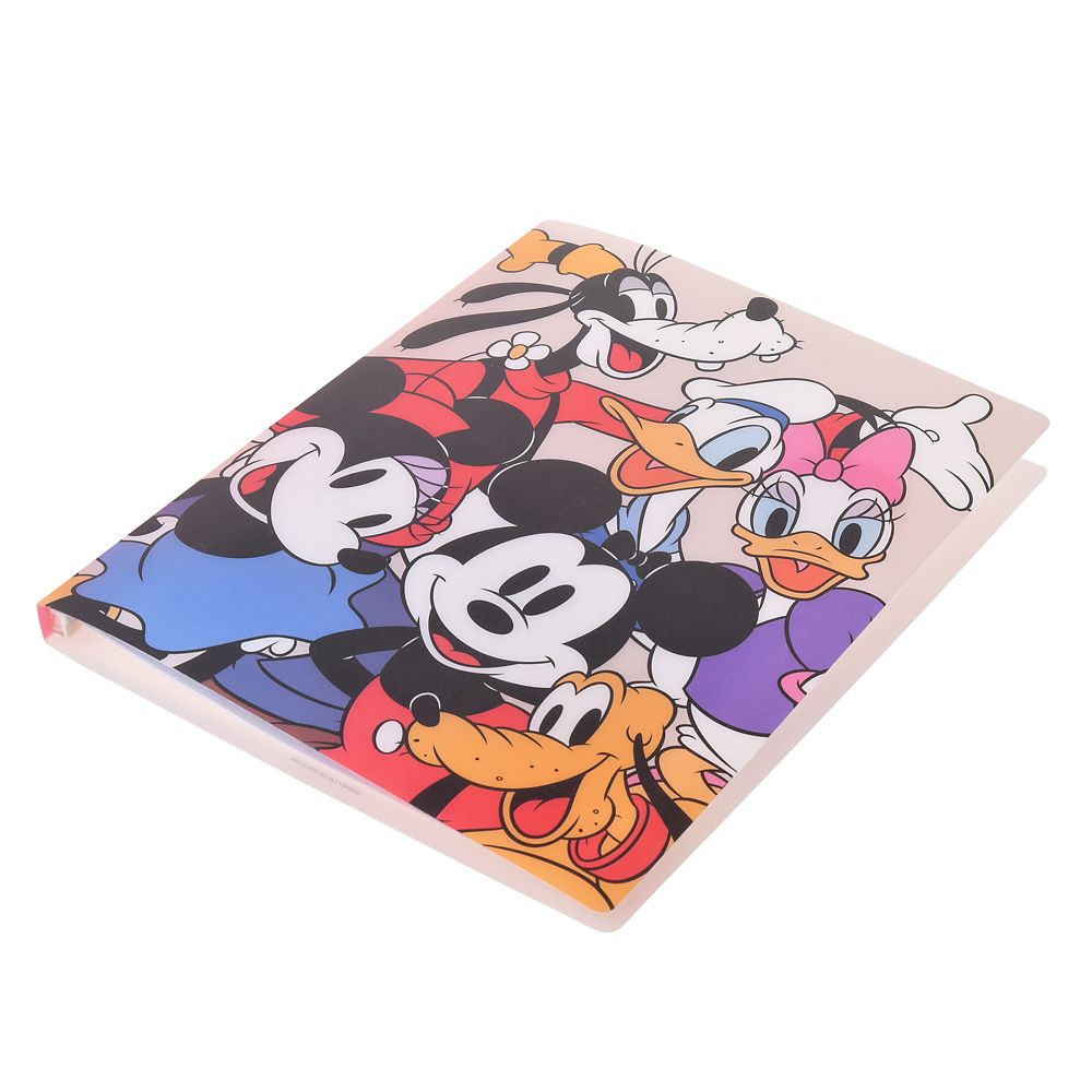 ラウンド ショップディズニー限定バインダー B5 ルーズリーフ用 26穴 ペン セット ノート メモ帳