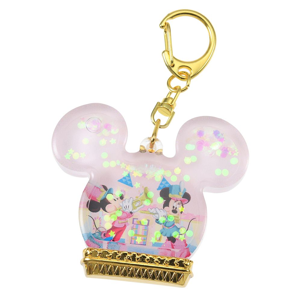 公式 ショップディズニー ミッキー ミニー キーホルダー キーチェーン スノードーム ディズニーストア 渋谷公園通り店 30周年