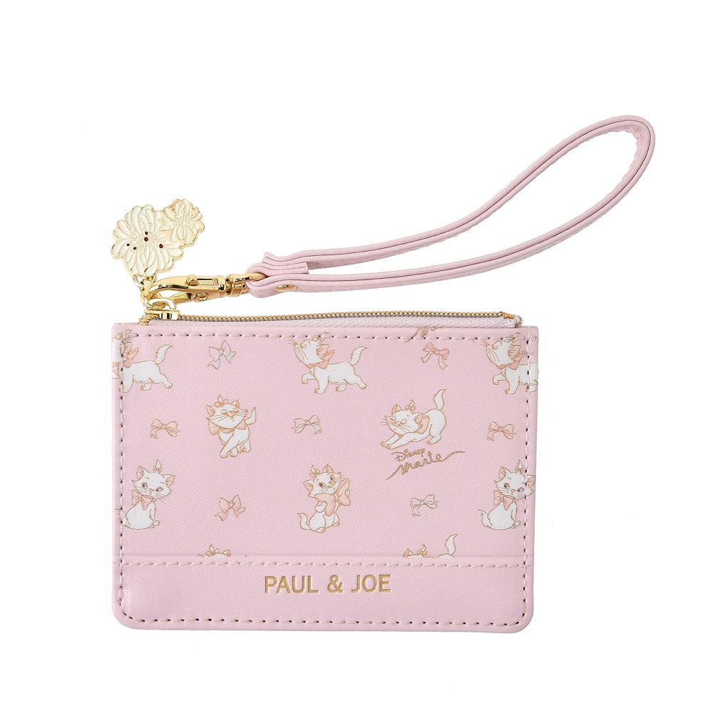 公式 ショップディズニー Paul Joe マリー おしゃれキャット 定期入れ パスケース 巾着付き クリザンテーム