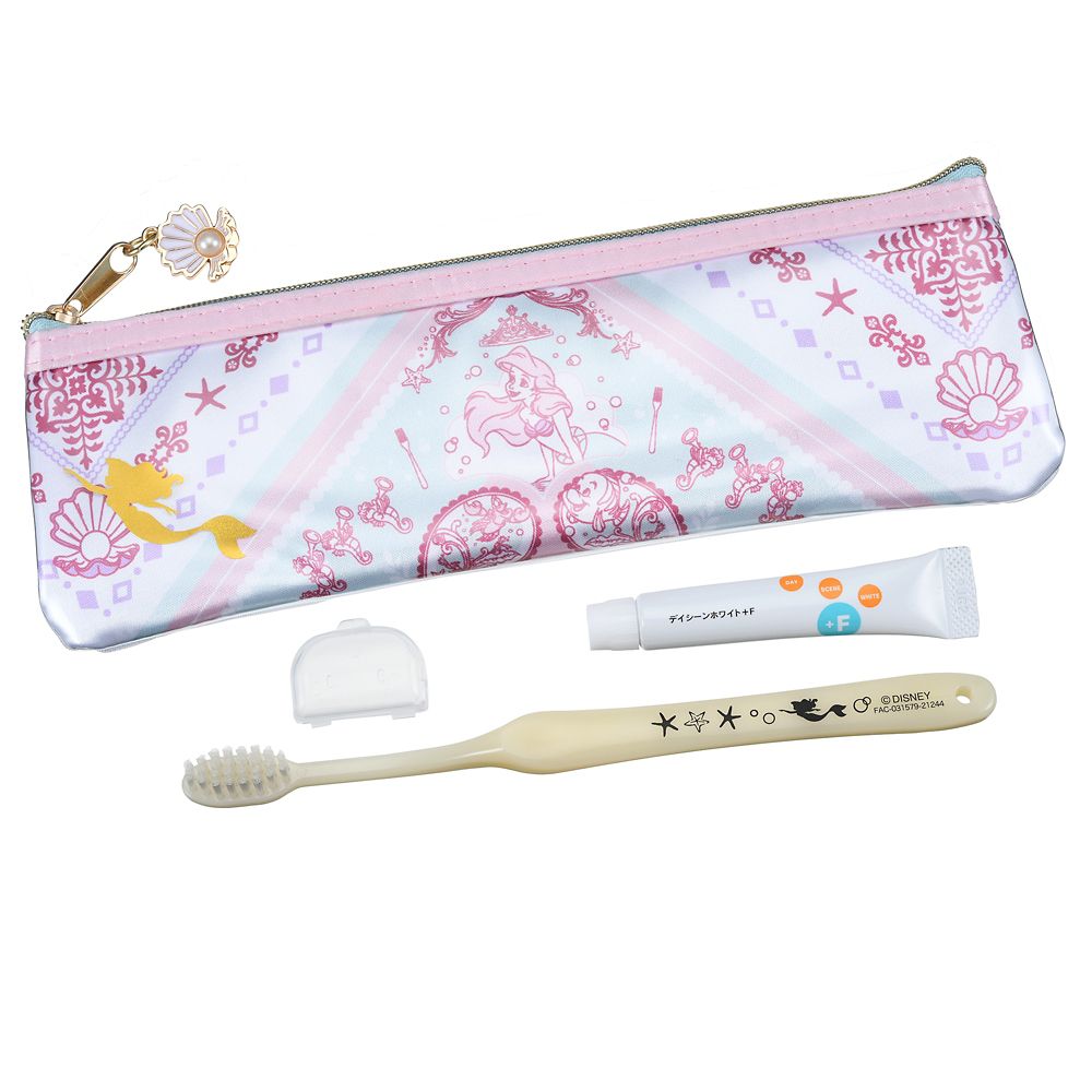 公式 ショップディズニー アリエル フランダー セバスチャン 歯ブラシ セット Health Beauty Tool