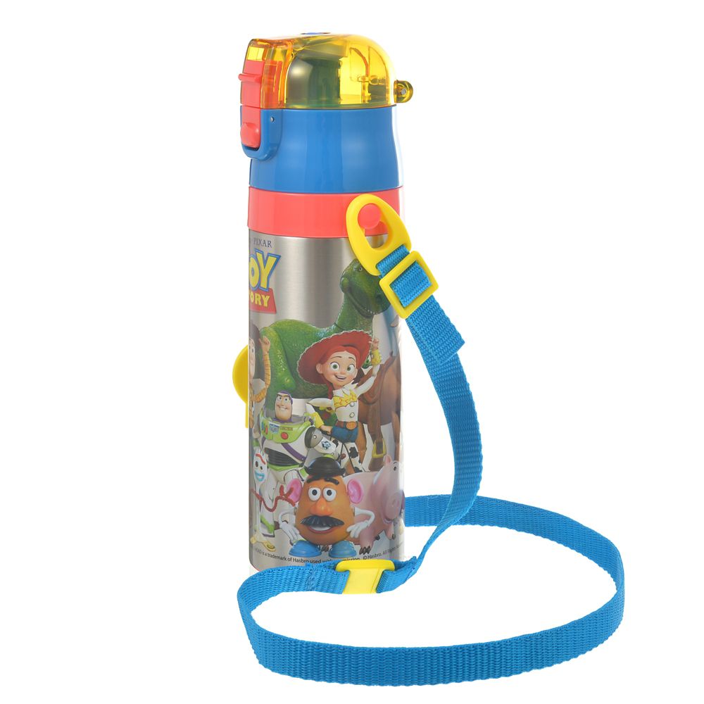 公式 ショップディズニー トイ ストーリー4 水筒 ウォーターボトル ストラップ付き Back To School