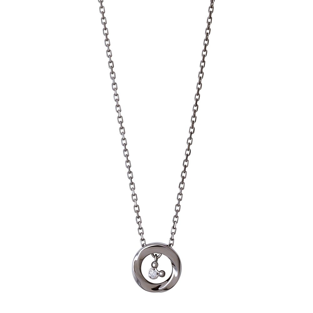 【ザ・キッス】[クリスマス限定商品] DI-SN509DM 50cm 隠れミッキー / シルバー ネックレス