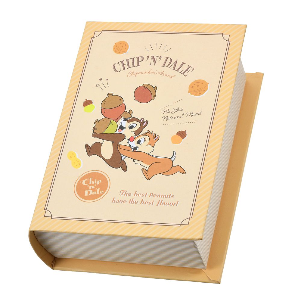 公式 ショップディズニー チップ デール 付箋 メモ帳 ボックス入り ブック型