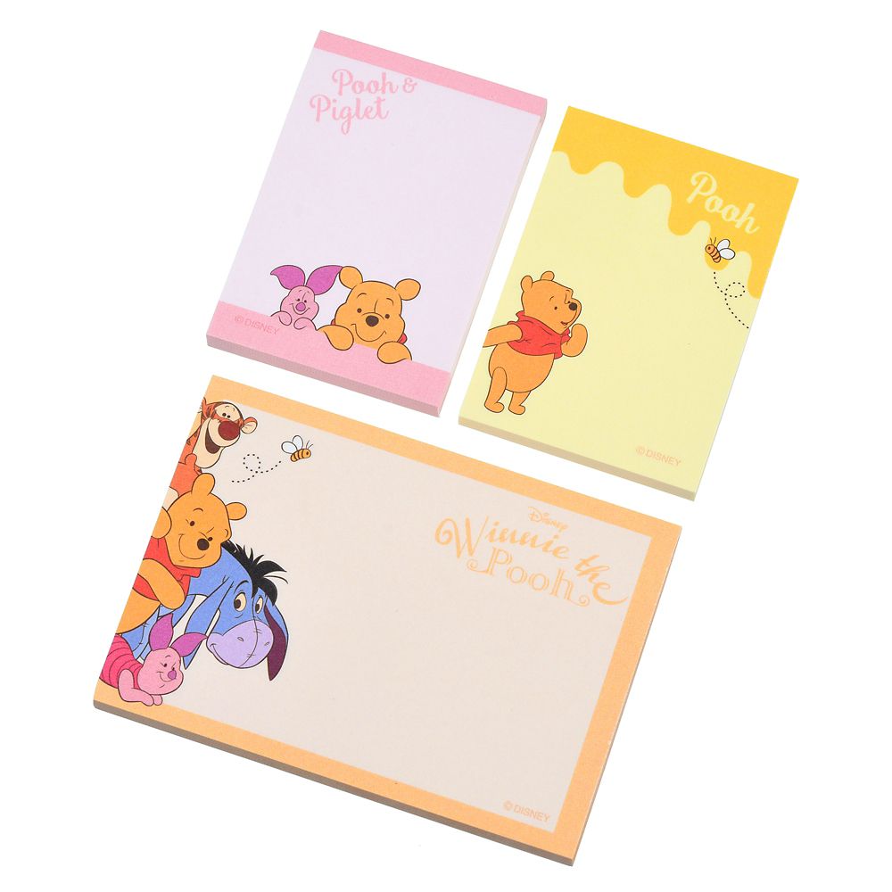 公式 ショップディズニー プー フレンズ 付箋 メモ帳 ボックス入り ブック型