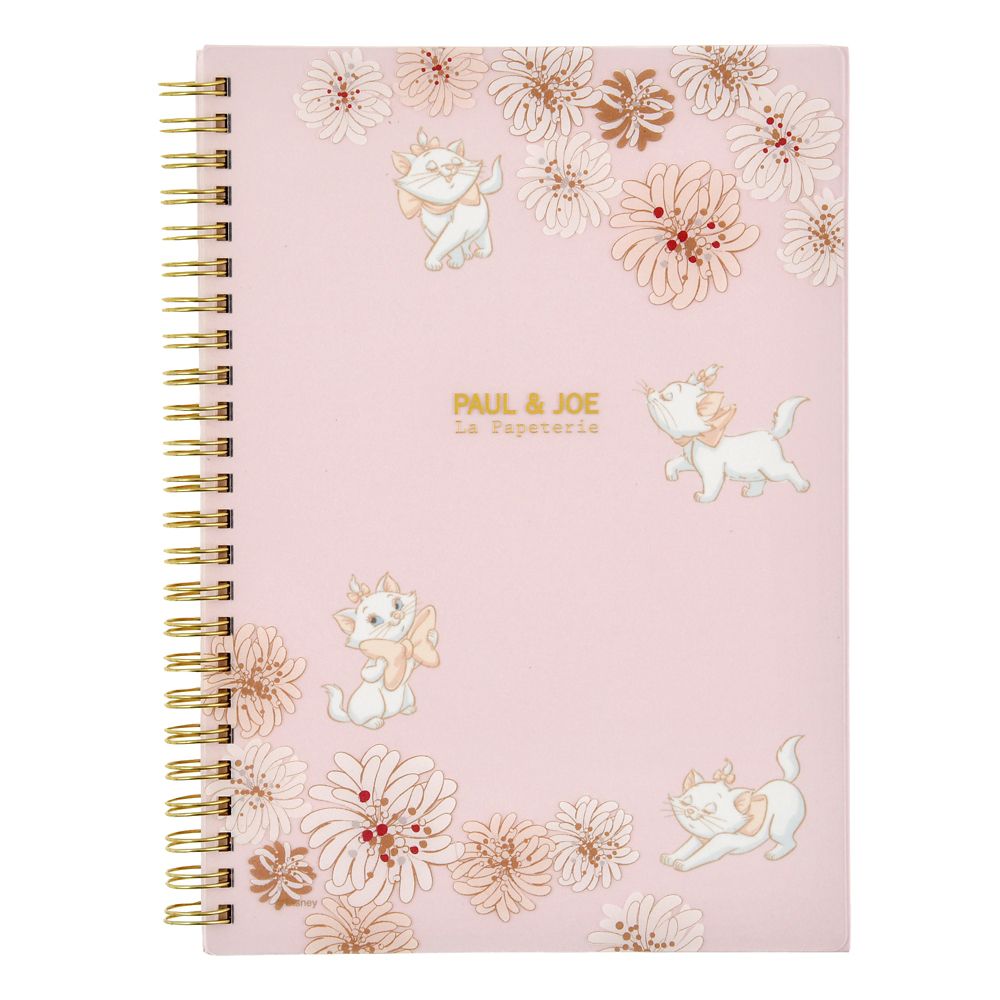 公式 ショップディズニー Paul Joe La Papeterie マリー おしゃれキャット リングノート A5 クリザンテーム