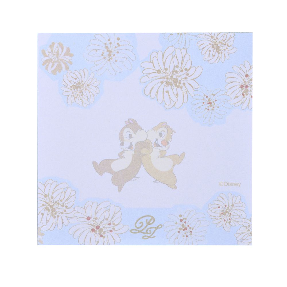 公式 ショップディズニー Paul Joe La Papeterie チップ デール 付箋 メモ帳 クリザンテーム