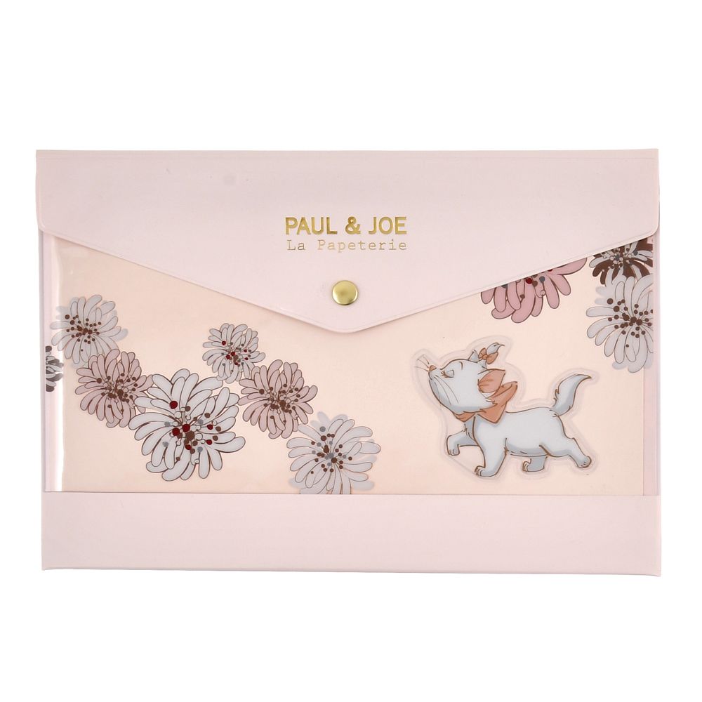 公式 ショップディズニー Paul Joe La Papeterie マリー おしゃれキャット ステーショナリーケース クリザンテーム