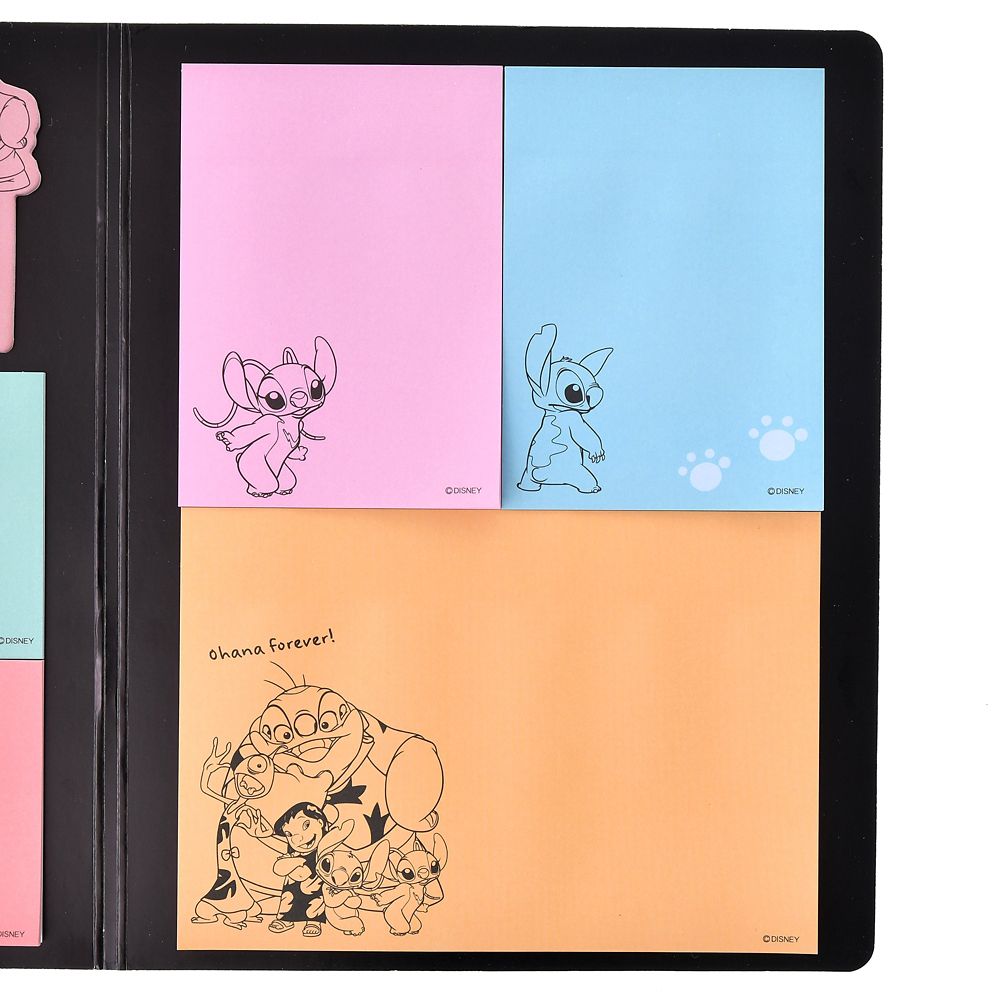 公式 ショップディズニー リロ スティッチ 付箋 メモ帳 ブック型