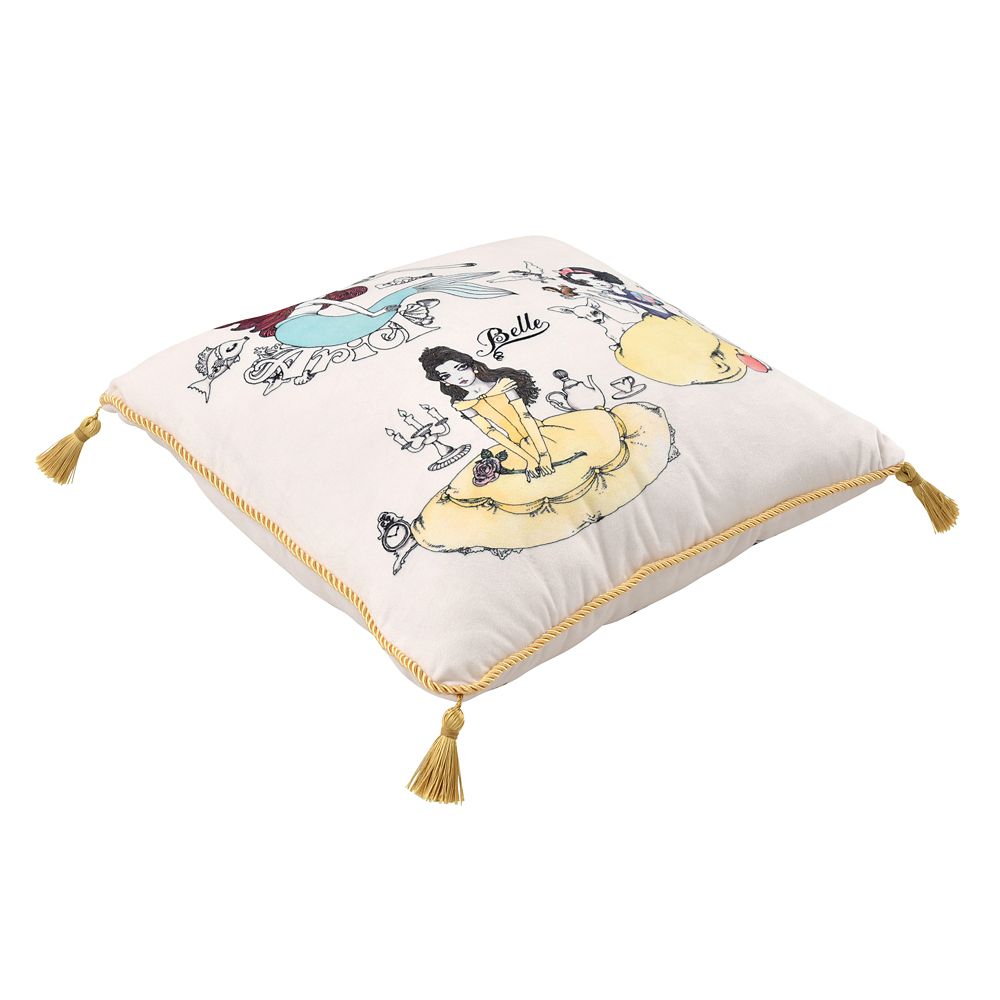 公式 ショップディズニー ディズニープリンセス クッション Disney Artist Collection By Aquirax Uno
