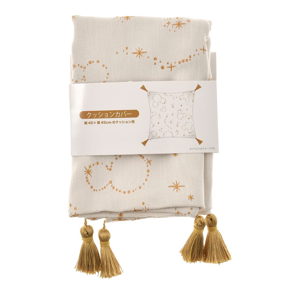 公式 ショップディズニー ミッキー クッションカバー 総柄 Good Night S Sleep