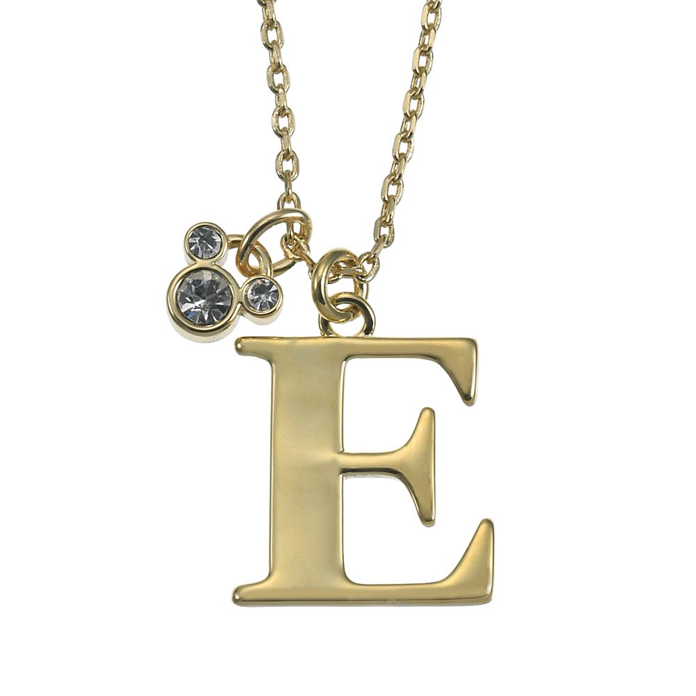 公式 ショップディズニー ミッキー ネックレス E イニシャル プチアイコン ボックス入り