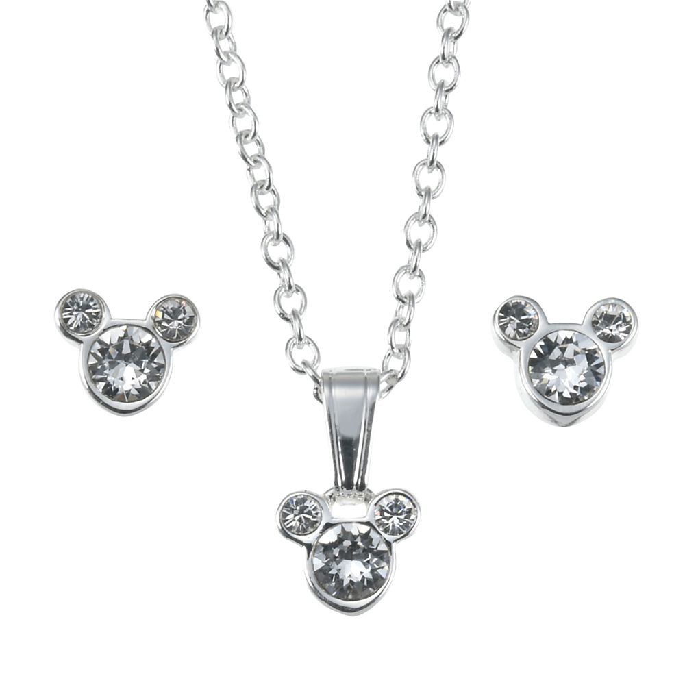 公式 ショップディズニー ミッキー ネックレス ピアス プチアイコン ボックス入り