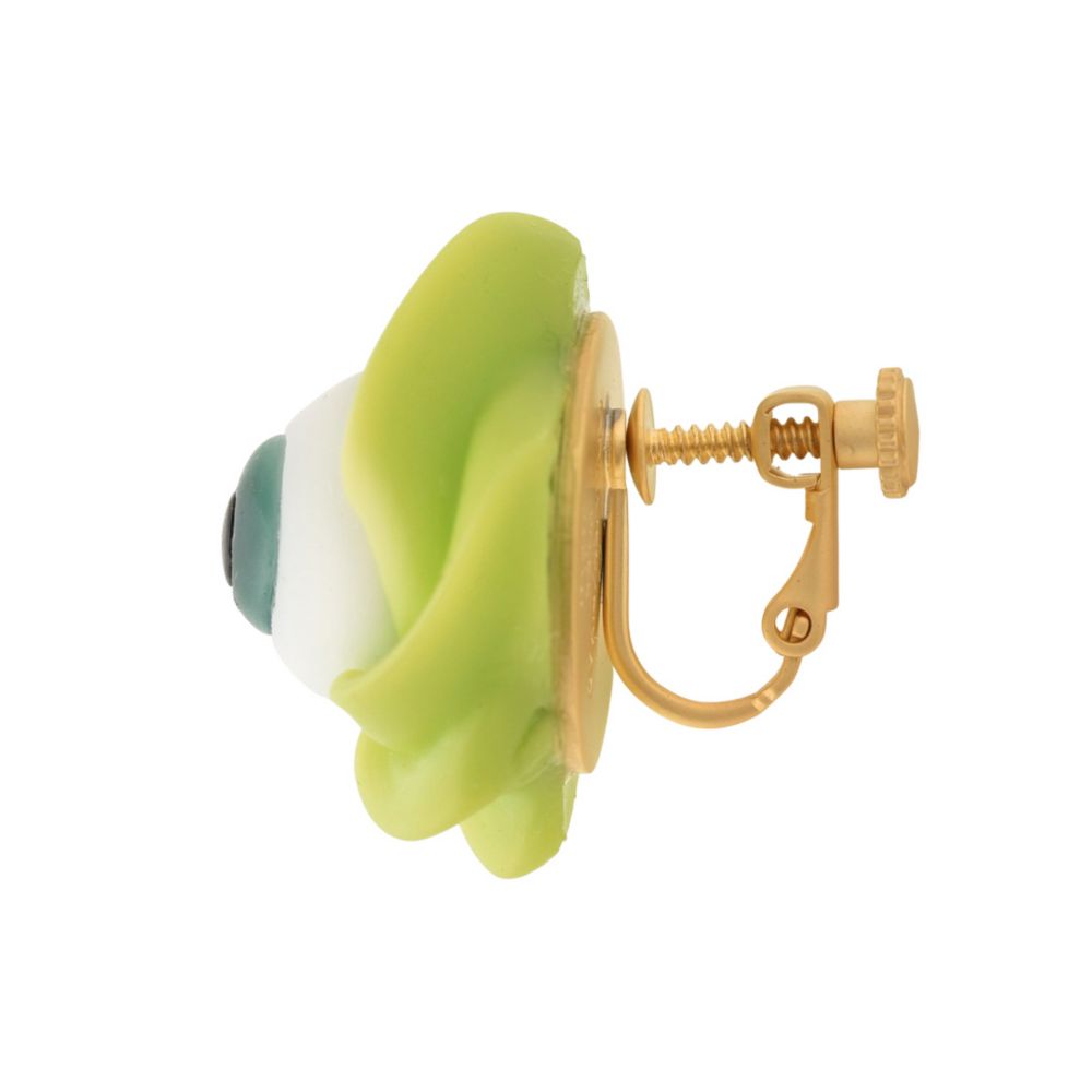 【キューポット】マイク/イヤリング　ホイップクリーム