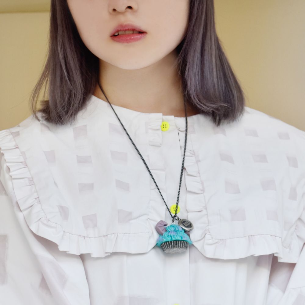 【キューポット】サリー/ネックレス　カップケーキ