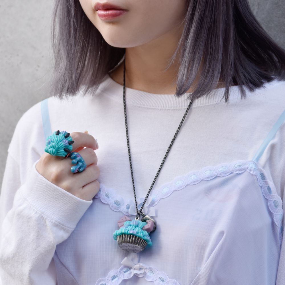 【キューポット】サリー/ネックレス　カップケーキ