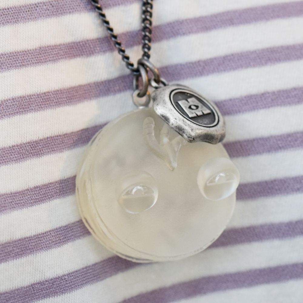 【キューポット】ランドール/ネックレス　トランスペアレントマカロン